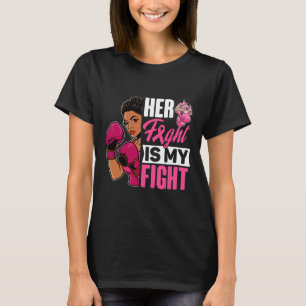 T-shirt La lutte est ma lutte contre le cancer du sein boî