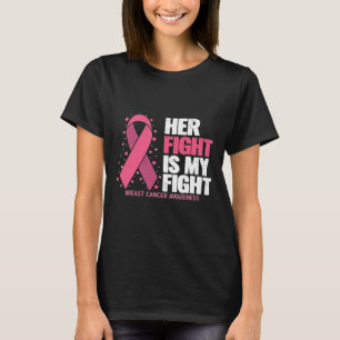 T-shirt La lutte est ma lutte contre le cancer du sein de