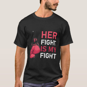 T-shirt La lutte est ma lutte contre le cancer du sein de