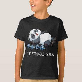 T-shirt La lutte est un vrai haltérophilie