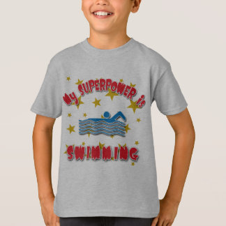 T-shirt La ma superpuissance nage