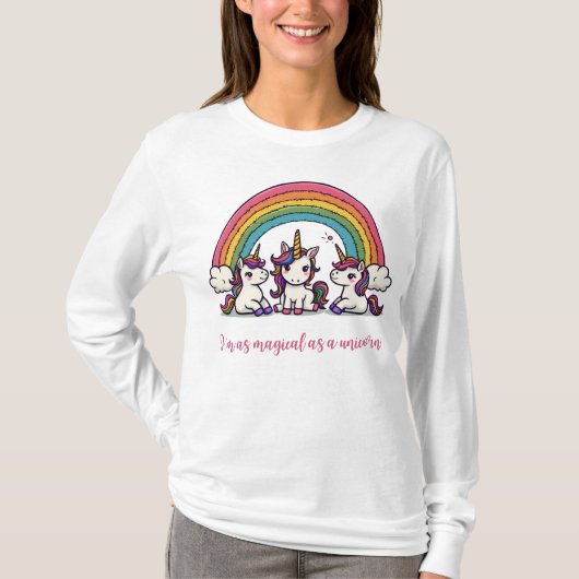 T-shirt La magie comme une licorne (Devant)