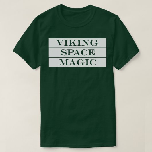 T-shirt La magie de l'espace viking (Design devant)