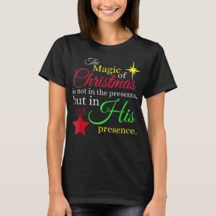 T-shirt LA MAGIE DE NOËL Christian Jesus naissance