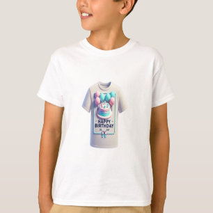 T-shirt La magie des ballons et du gâteau