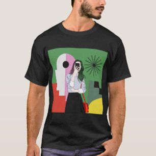 T-shirt La magie des couleurs. OEuvre murale esthétique