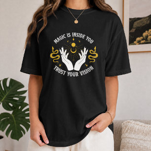 T-shirt La Magie Est En Vous Serpent Lunaire Mystique