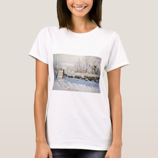 T-shirt La Magpie de Claude Monet (Devant)