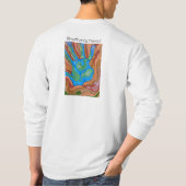 T-shirt La main du rythme - customisée (Dos)