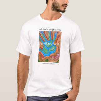 T-shirt La main du rythme - customisée - customisée