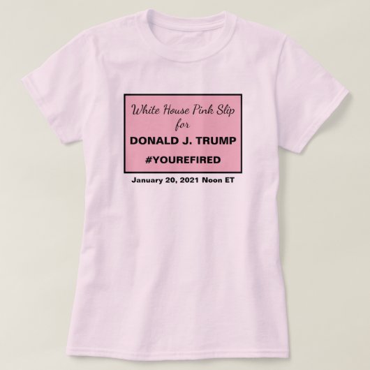 T-shirt La Maison Blanche fait un bond en avant pour les I (Design devant)