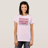T-shirt La Maison Blanche fait un bond en avant pour les I (Devant entier)