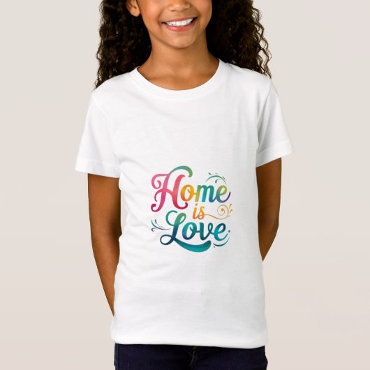 T-Shirt La maison c'est l'amour (Devant)