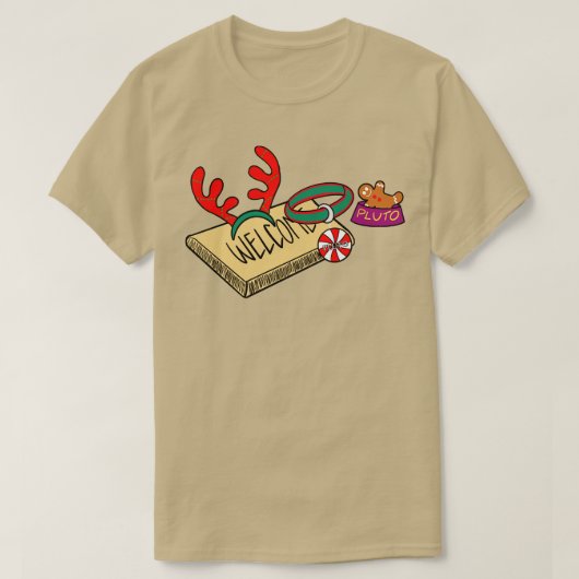 T-shirt La Maison Est Là Où Le Chien Est (Design devant)