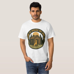 T-shirt La maison est mon chien