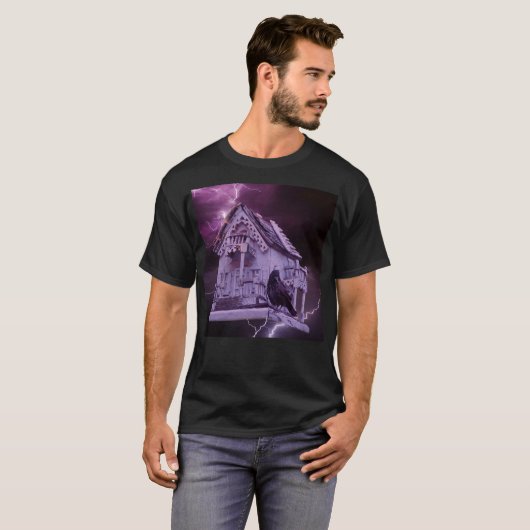 T-shirt La maison-pourpre de Raven (Devant entier)