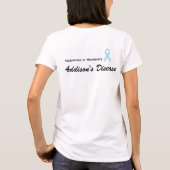T-shirt La maladie d'Addison de courage (Dos)