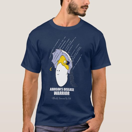 T-shirt La maladie d'Addison Sponsorisé par Salt Tee (Devant)