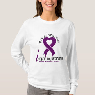 T-shirt La maladie d'Alzheimers je soutiens ma grand-maman