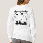 T-shirt La malédiction creuse blanche (Dos)