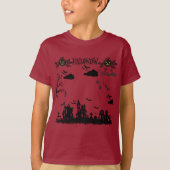 T-shirt La malédiction creuse marron (Devant)