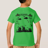 T-shirt La malédiction creuse vert kelly (Dos)