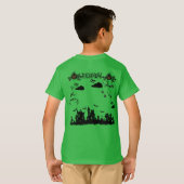 T-shirt La malédiction creuse vert kelly (Dos entier)
