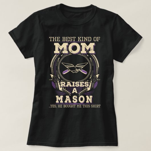 T-shirt La maman de Proud Mason (Design devant)