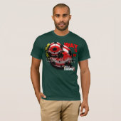 T-shirt La manière d'aller l'UEFA de Barcelone mâche la (Devant entier)