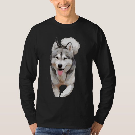 T-shirt La marche Husky (Devant)