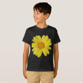 T-shirt La marguerite jaune dans la pluie (Devant entier)