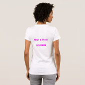 T-shirt La Mariée (Dos entier)