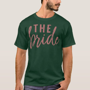 T-shirt La mariée rose mignonne demoiselle d'honneur enter