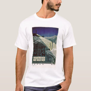 T-shirt La marine américaine A besoin d'hommes (US02300)