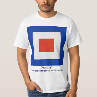 T-shirt La marine marque la chemise (whiskey), homme