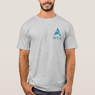 T-shirt La marque de logo d'Artix est partie sur le