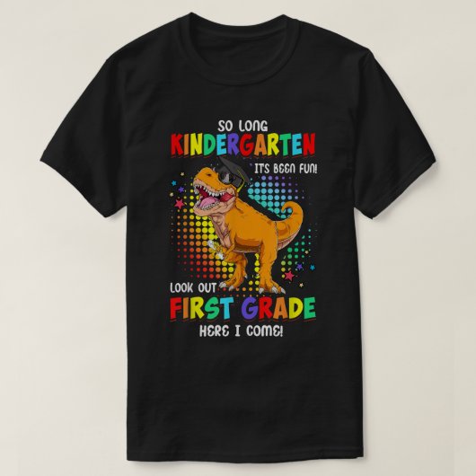 T-shirt La maternelle est longue, regardez la 1ère année i (Design devant)