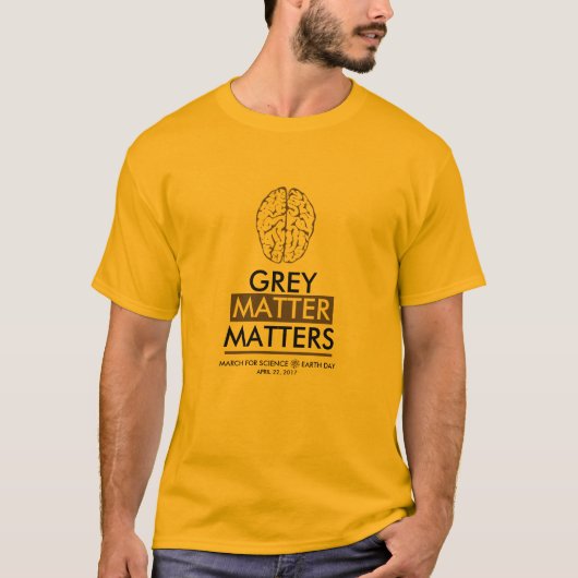 T-shirt La matière grise compte (Devant)