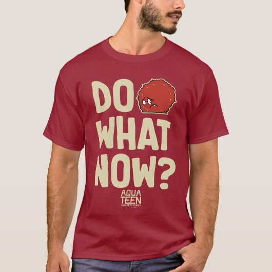 T-shirt La Meatwad, Force De La Faim De L'Ado Aqua "Faites (Devant)