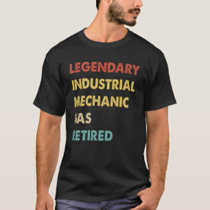T-shirt La Mécanique Industrielle Légendaire Rétro A Retra