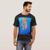 T-shirt La méduse Deep Glow (Devant entier)