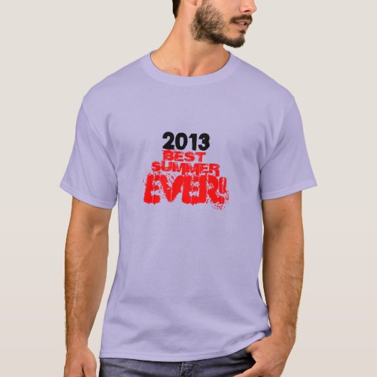 T-shirt La meilleure année toujours variable d'été (Devant)