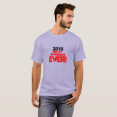 T-shirt La meilleure année toujours variable d'été (Devant entier)