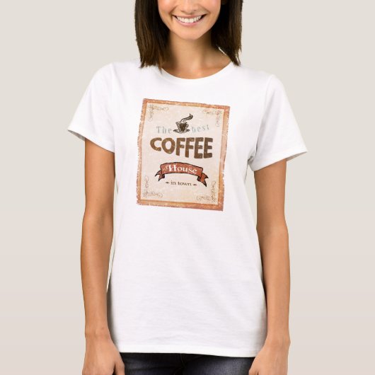 T-shirt La meilleure cafétéria (Devant)