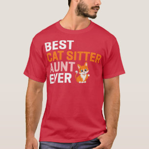 T-shirt La meilleure chatte de femme Tante jamais