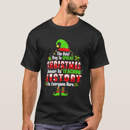 T-shirt La Meilleure Façon De Diffuser La Fête De Noël Est (Devant)