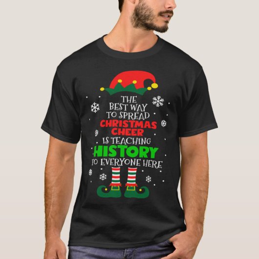 T-shirt La Meilleure Façon De Diffuser La Fête De Noël Est (Devant)