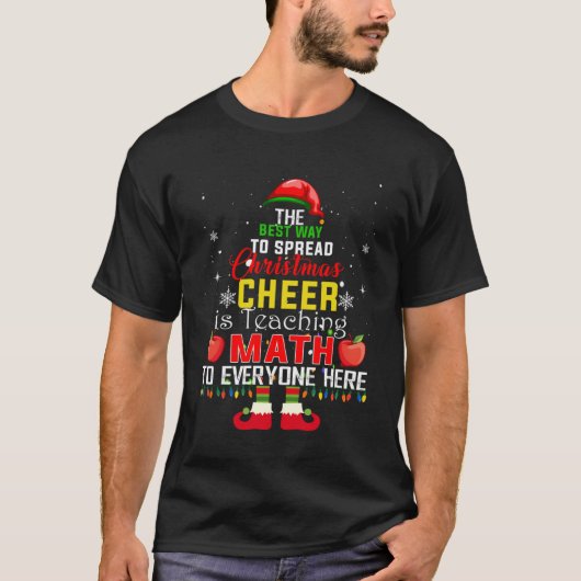 T-shirt La Meilleure Façon De Diffuser La Fête De Noël Est (Devant)