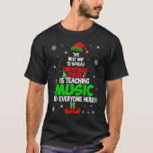 T-shirt La Meilleure Façon De Diffuser La Fête De Noël Est (Devant)