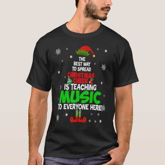 T-shirt La Meilleure Façon De Diffuser La Fête De Noël Est (Devant)